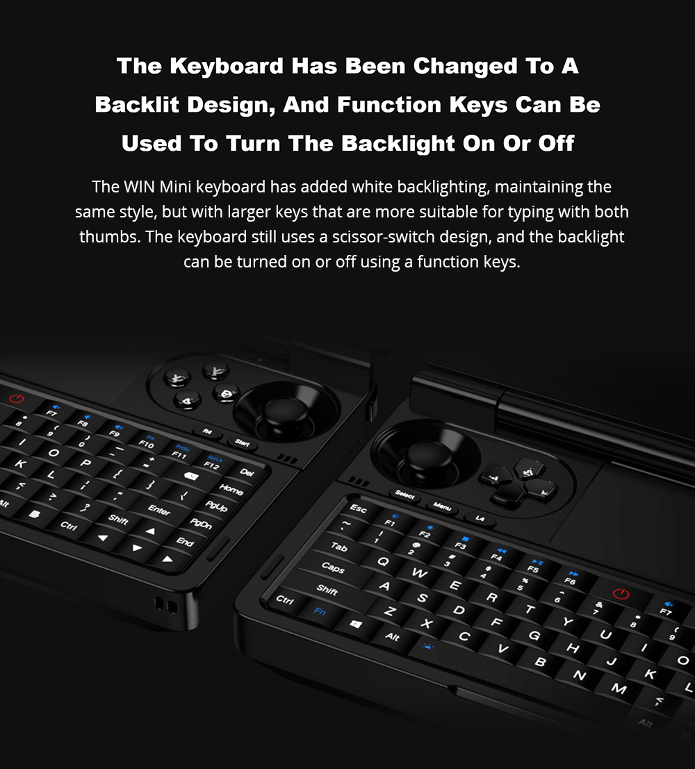 (2024 Version) GPD WIN Mini 7-inch Handheld Game Console, AMD Ryzen 7 8840U, 120Hz, Support VRR, 32GB RAM 1TB SSD, Support USB4 & Graphics Card Expansion Dock, Full-Featured Type-C 65W Charging, 1*MicroSD Card Reader, 1*USB3.2 Type-C 1*USB3.2 Type-A