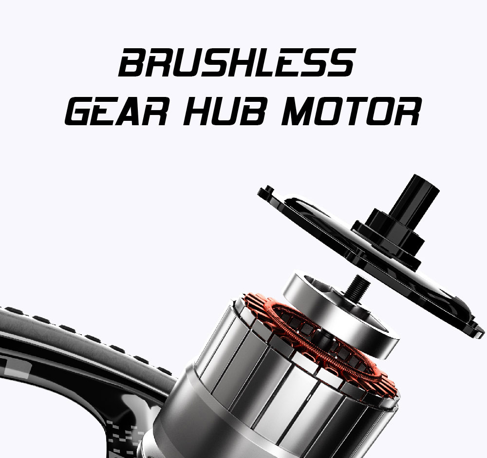 CYSUM CM520 Electric Mountain Bike 29*2.1 Inch Chaoyan Tire 500W Brushless Motor 35-40Km/h Max Speed 48V 14Ah LG Removable Battery Shimano 7 Speed 50-70KM Range Dual Disc Brakes - Green