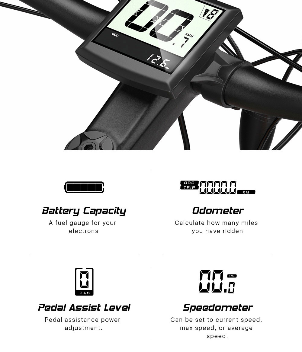 CYSUM CM520 Electric Mountain Bike 29*2.1 Inch Chaoyan Tire 500W Brushless Motor 35-40Km/h Max Speed 48V 14Ah LG Removable Battery Shimano 7 Speed 50-70KM Range Dual Disc Brakes - Green