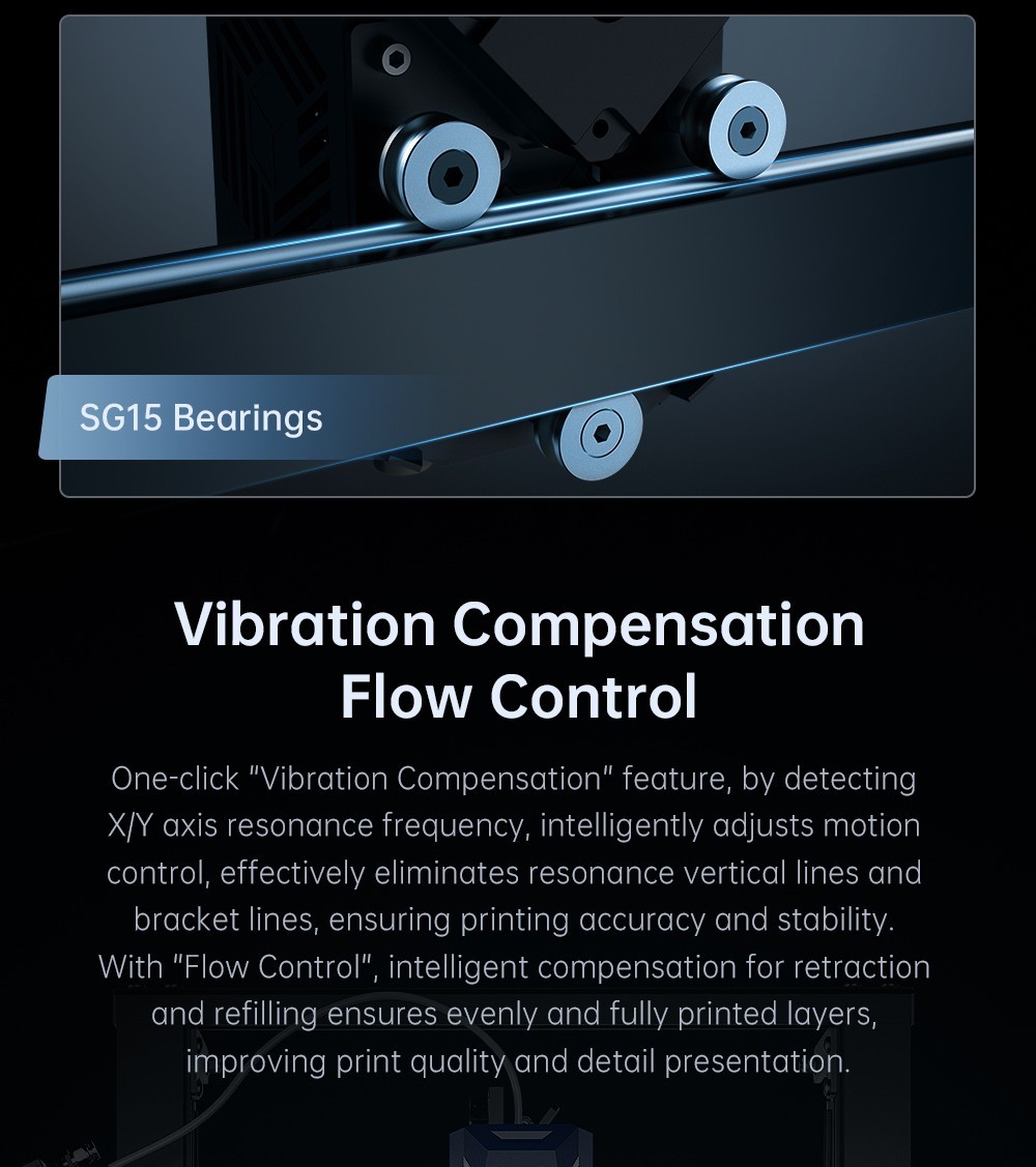 Anycubic Kobra 2 Plus 3D Printer, 49-Point Auto Leveling, 500mm/s Max Printing Speed, Direct Extruder, 320x320x400mm