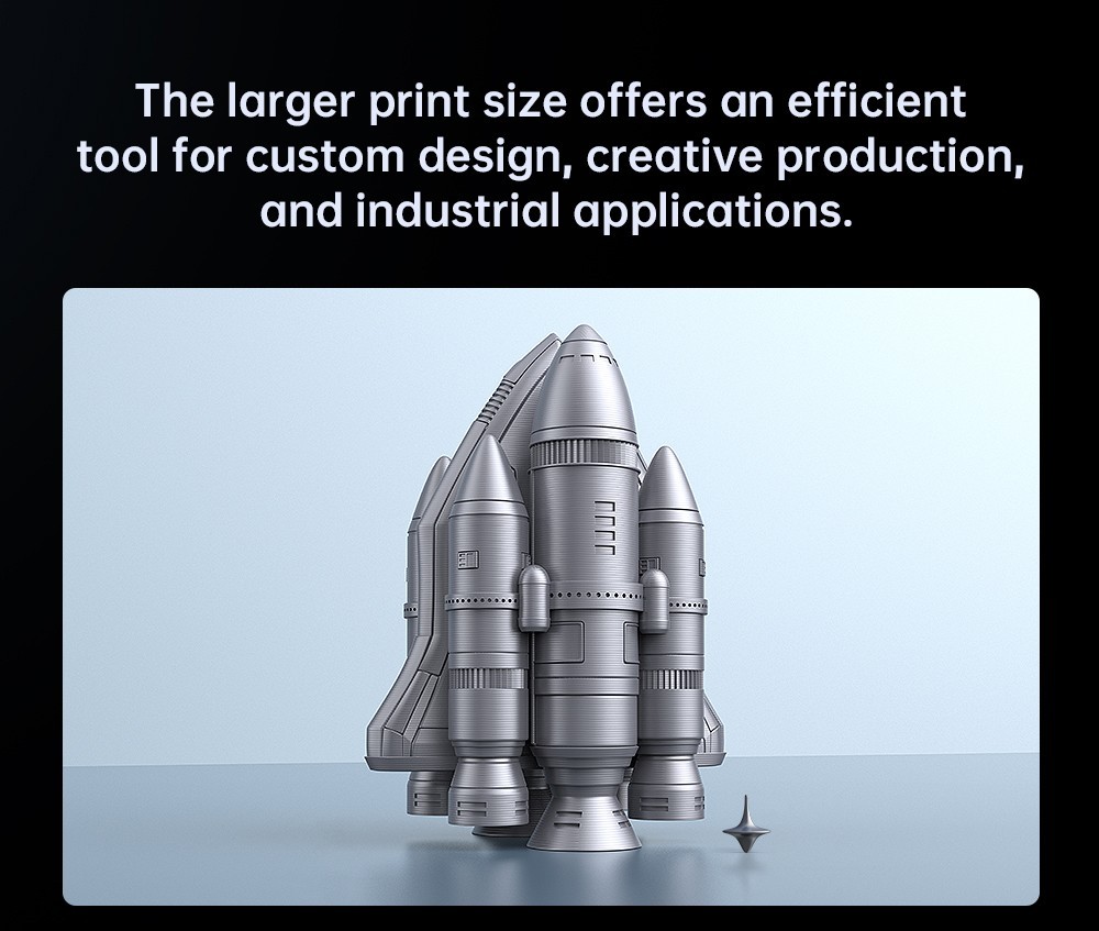 Anycubic Kobra 2 Plus 3D Printer, 49-Point Auto Leveling, 500mm/s Max Printing Speed, Direct Extruder, 320x320x400mm