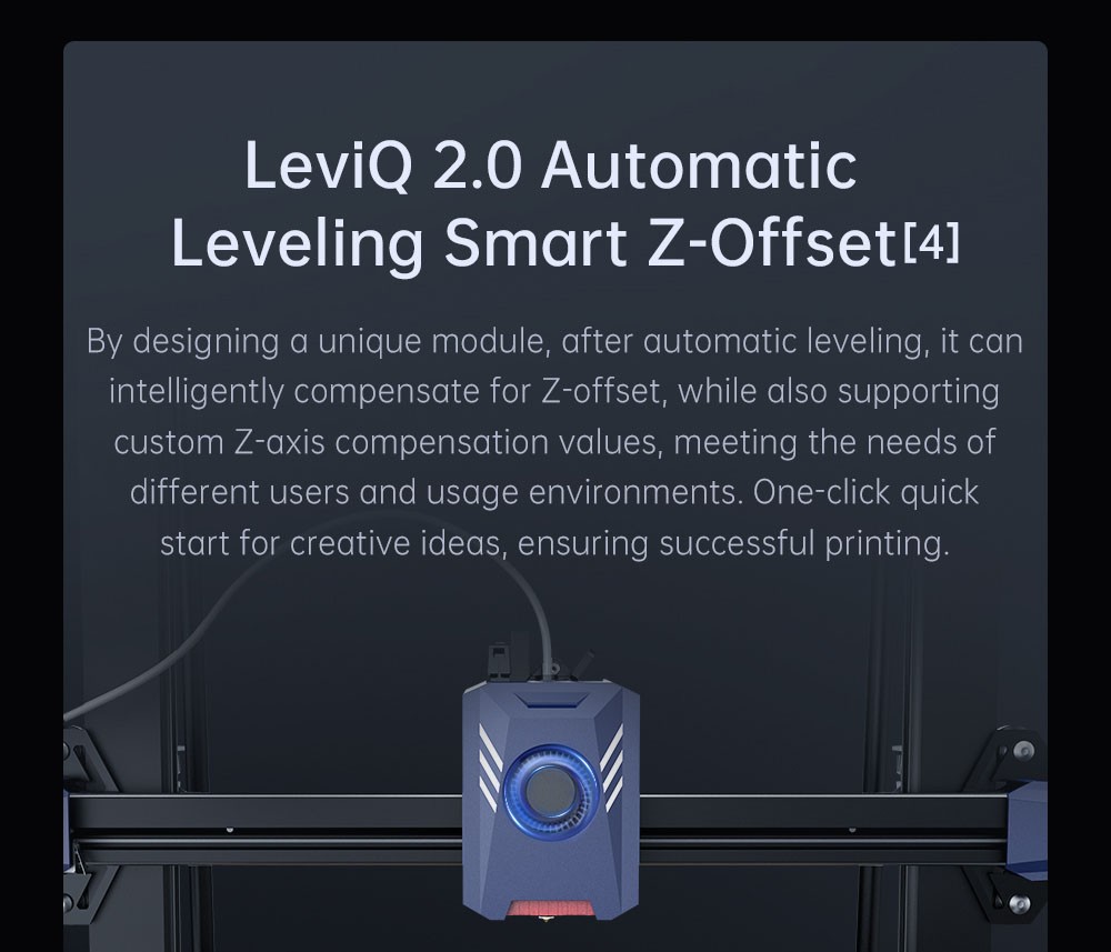 Anycubic Kobra 2 Plus 3D Printer, 49-Point Auto Leveling, 500mm/s Max Printing Speed, Direct Extruder, 320x320x400mm