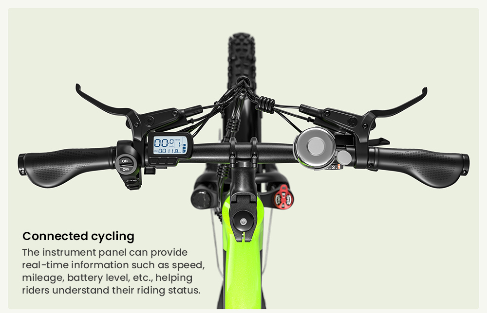 CYSUM Hoody Teenager Electric Bike, 250W motor, 36V 10Ah batéria, max. rýchlosť 35 km/h, max. dojazd 55 km, 24*2.1-palcové pneumatiky, 8-rýchlostná prevodovka SHIMANO, LCD displej, LED svetlomety