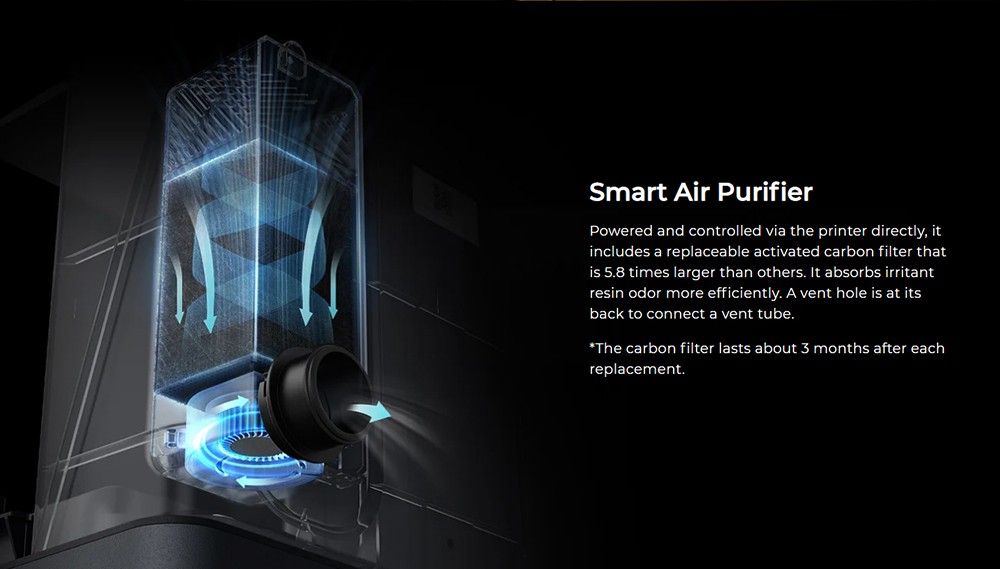 Creality HALOT-MAGE PRO 8K Resin 3D Printer, 170mm/h Printing Speed, 10.3' LCD, Smart Resin Pump & Air Purifier, 'MageArch' Flip Lid, Integral Light Source 3.0, 'Dynax' Motion System, 228x128x230mm