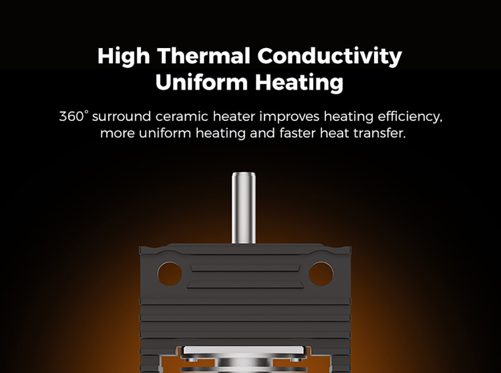 Creality K1 Series Ceramic Heating Block Kit—Quick-swap Nozzle