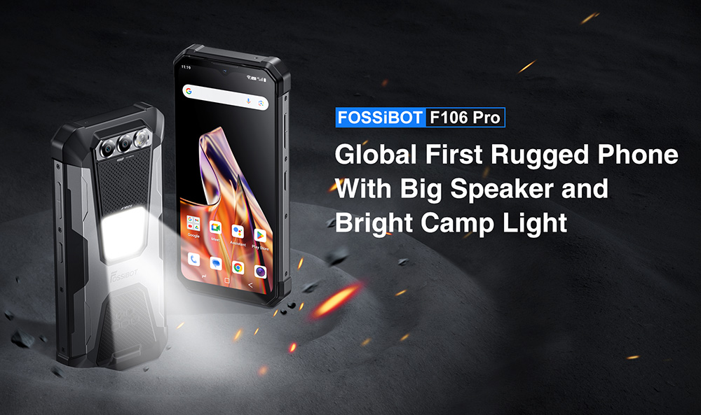 FOSSiBOT F106 PRO Rugged Smartphone, 6.58