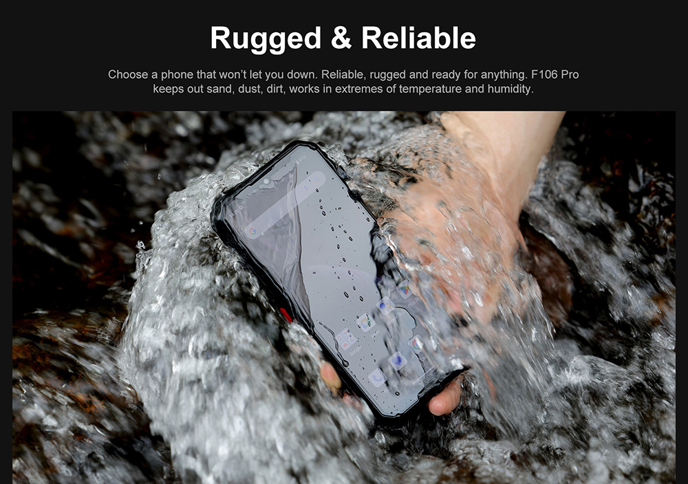 FOSSiBOT F106 PRO Rugged Smartphone, 6.58