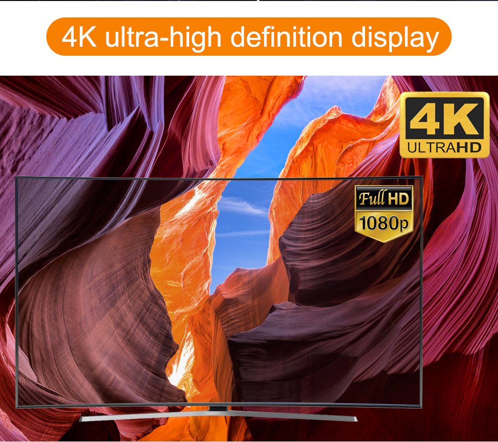 GTMEDIA V8 UHD 4K Satellite Receiver, DVB-S/S2/S2X, DVB+T/T2/ISDB-T/Cable(J83.A/C)/ATSC-C(J83.B), Built-in 2.4G WiFi, Supports CA Smart Card - EU Plug