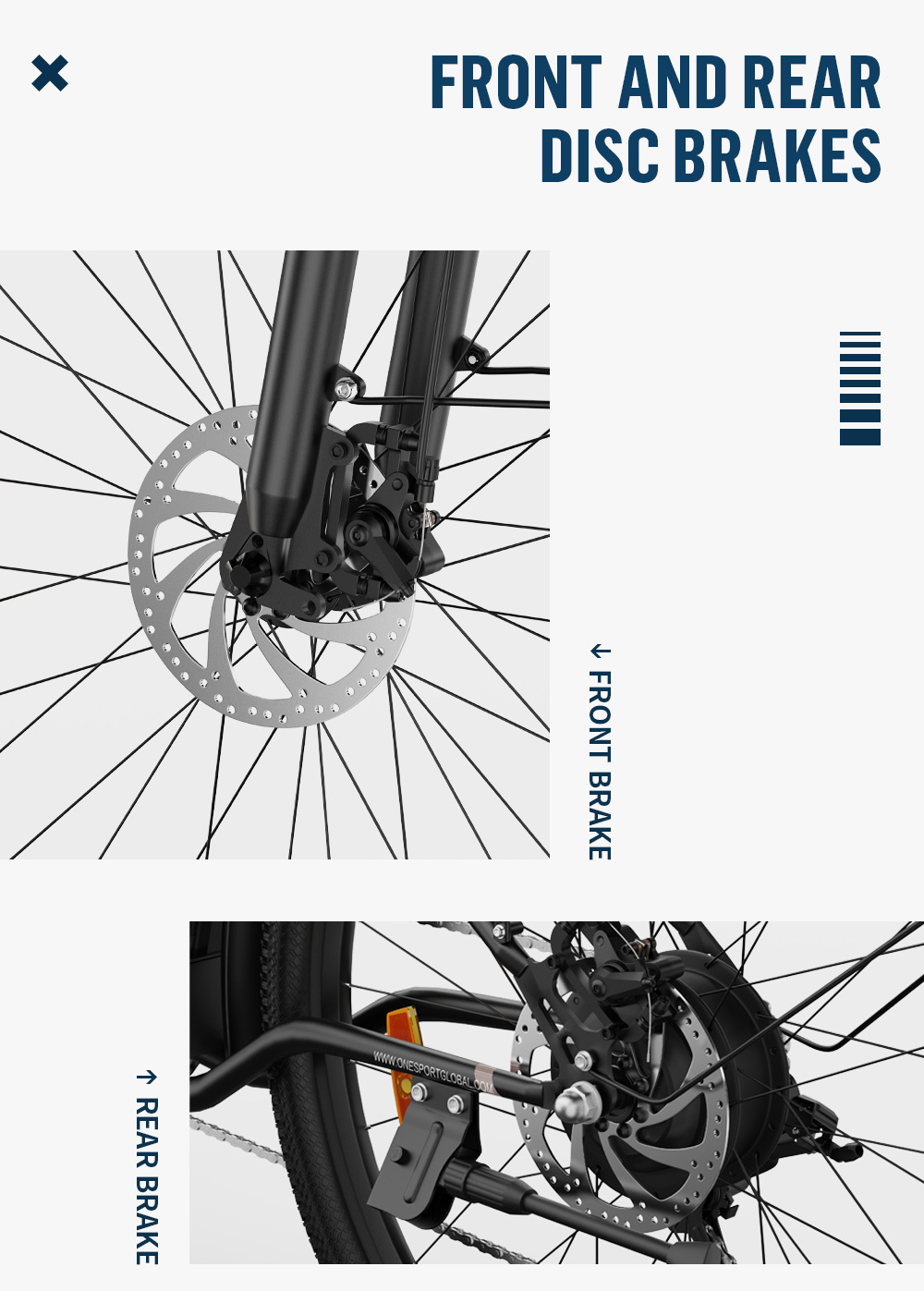 ONESPORT OT18-3 City Elektrofahrrad, 26 x 2,35 Zoll Reifen, 250 W Motor, 36 V 14,4 Ah Akku, 100 km max. Reichweite, 25 km/h max. Geschwindigkeit, Shimano 7-Gang, Scheibenbremse vorne und hinten &ndash; Schwarz