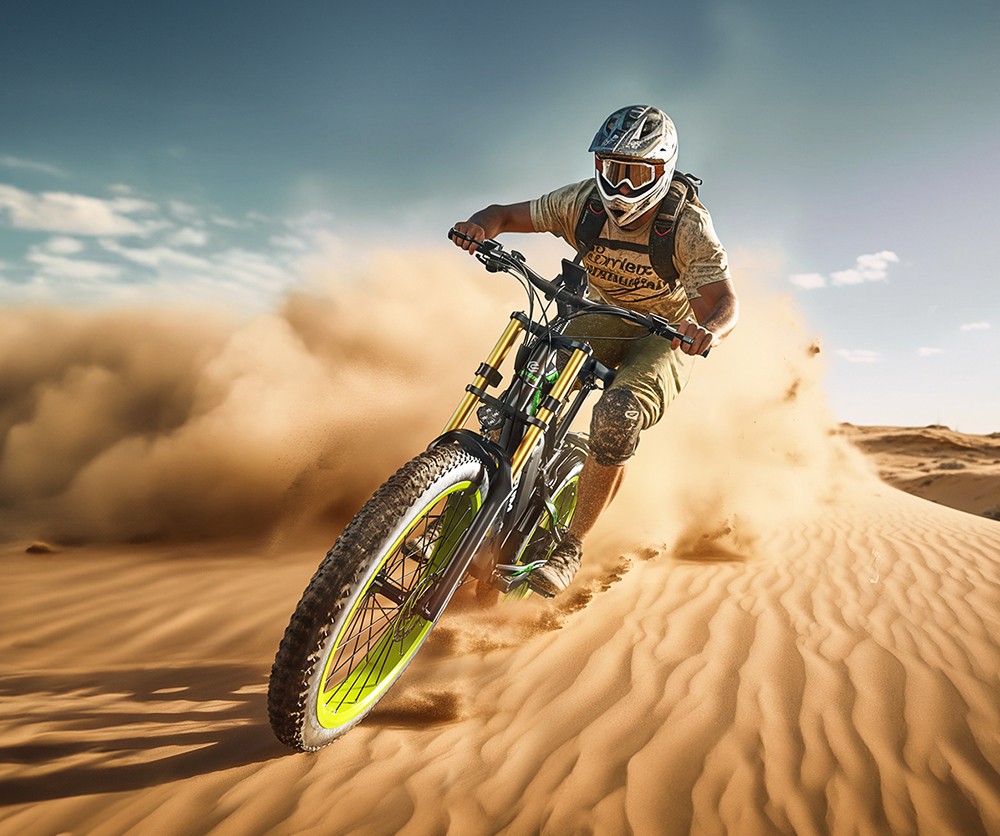 CYSUM CM520 Electric Mountain Bike 29*2.1 Inch Chaoyan Tire 500W Brushless Motor 35-40Km/h Max Speed 48V 14Ah LG Removable Battery Shimano 7 Speed 50-70KM Range Dual Disc Brakes - Green