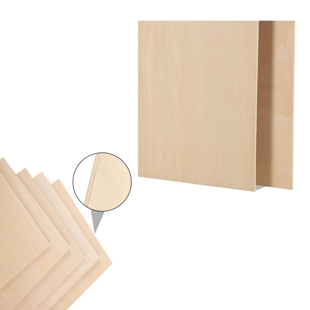 6pcs 11.8*11.8 palcov Basswood Sheets for Engraving