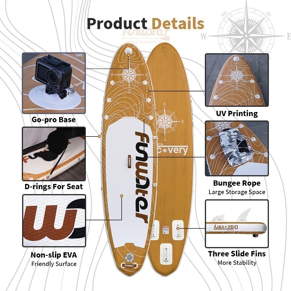 FunWater SUPFW12E Stand Up Paddle Board 335*84*15cm