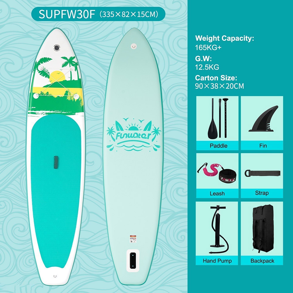 FunWater SUPFW30F Stand Up Paddle Board 335*82*15cm