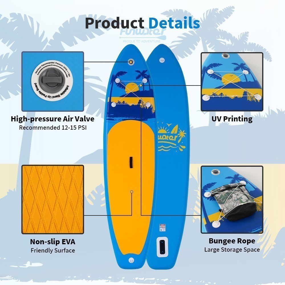 FunWater SUPFW30L Stand Up Paddle Board 335*84*15cm