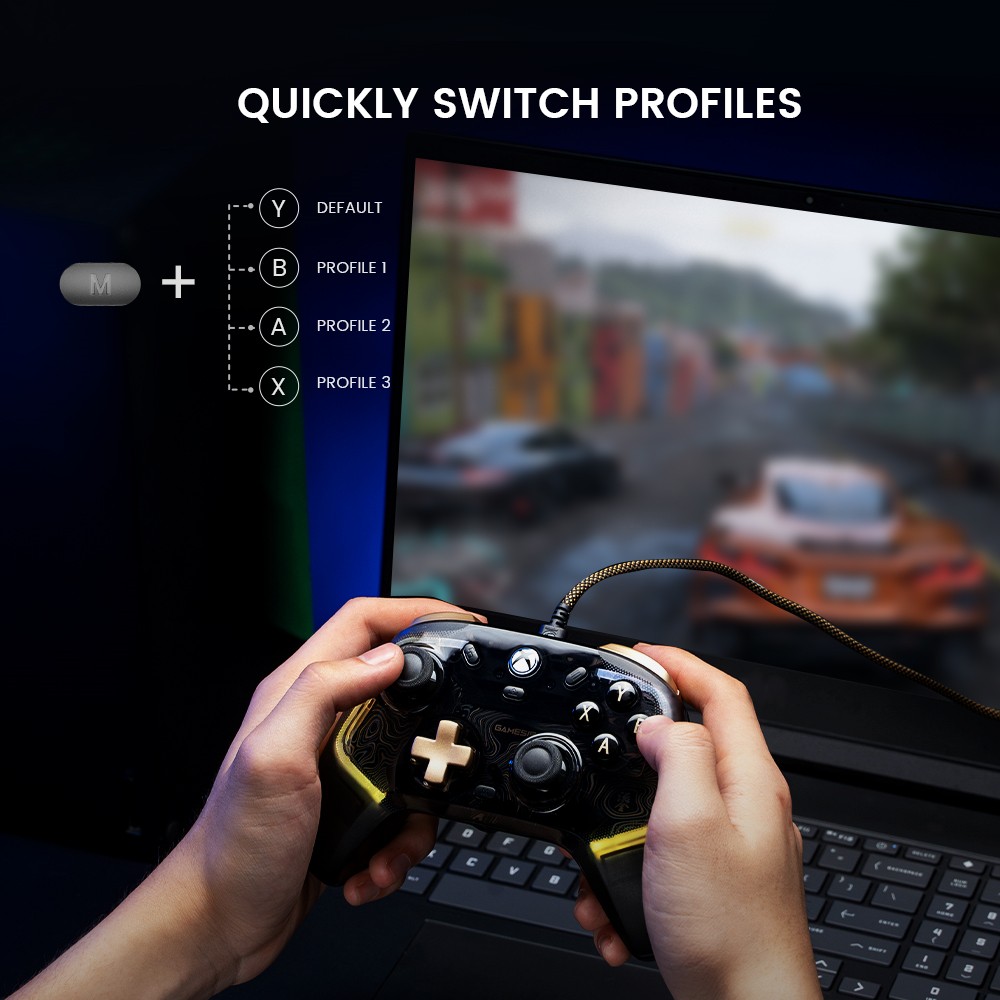 GameSir Kaleid Flux Xbox Gamepad Wired PC Game Controller, 1-month Free XGPU