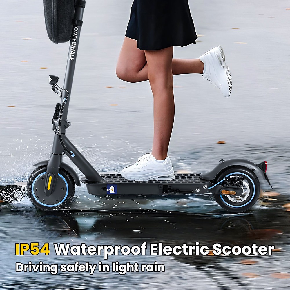 HONEY WHALE E9 Electric Scooter ABE Certification, 350W Motor, 36V 7.5Ah Battery, 8.5'' Tires, 20km/h Max Speed, 25km Max Range, APP Control