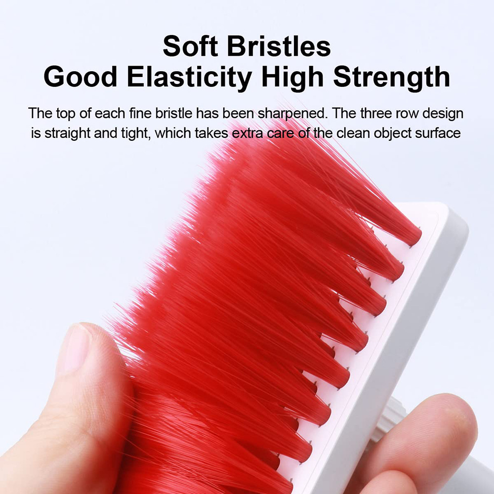 Hagibis Multifunctional Cleaning Tool, Keyboard Cleaning Brusbh Headphones Cleaning Pen - Red