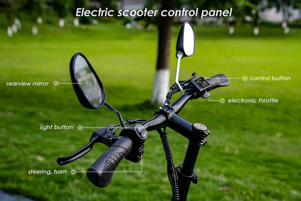 (Upgraded Version) KuKirin C1 Pro Electric Scooter, 500W Motor, 48V 26Ah batéria, 14-palcová pneumatická pneumatika, max. rýchlosť 45 km, dojazd 100 km, skladanie jedným kliknutím, zadné sedadlo & predný odkladací košík, spätné zrkadlo