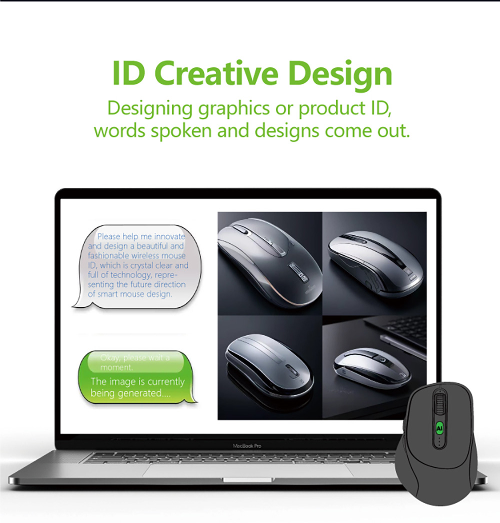 M1 AI Smart Mouse - Black