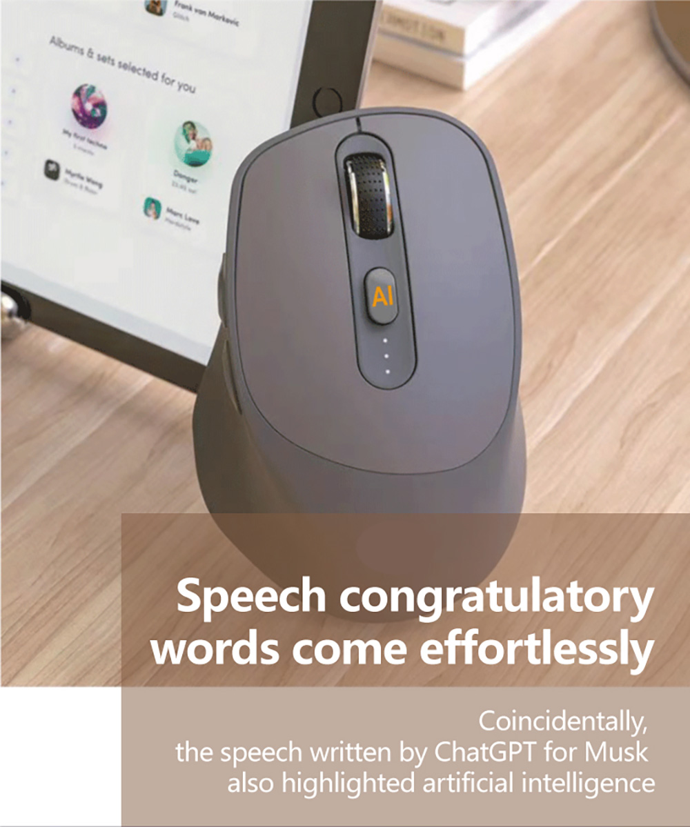 M1 AI Smart Mouse - Black