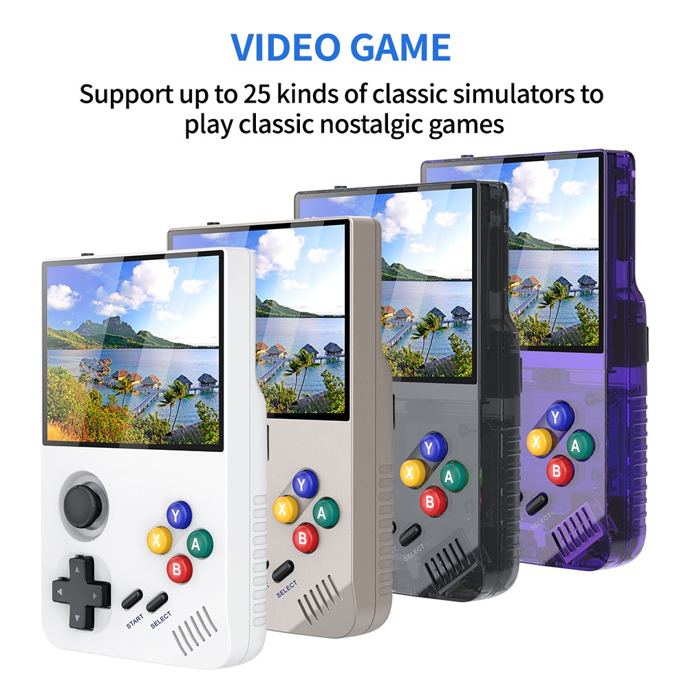 M19 Handheld Game Console 64gb Tf Card Purple