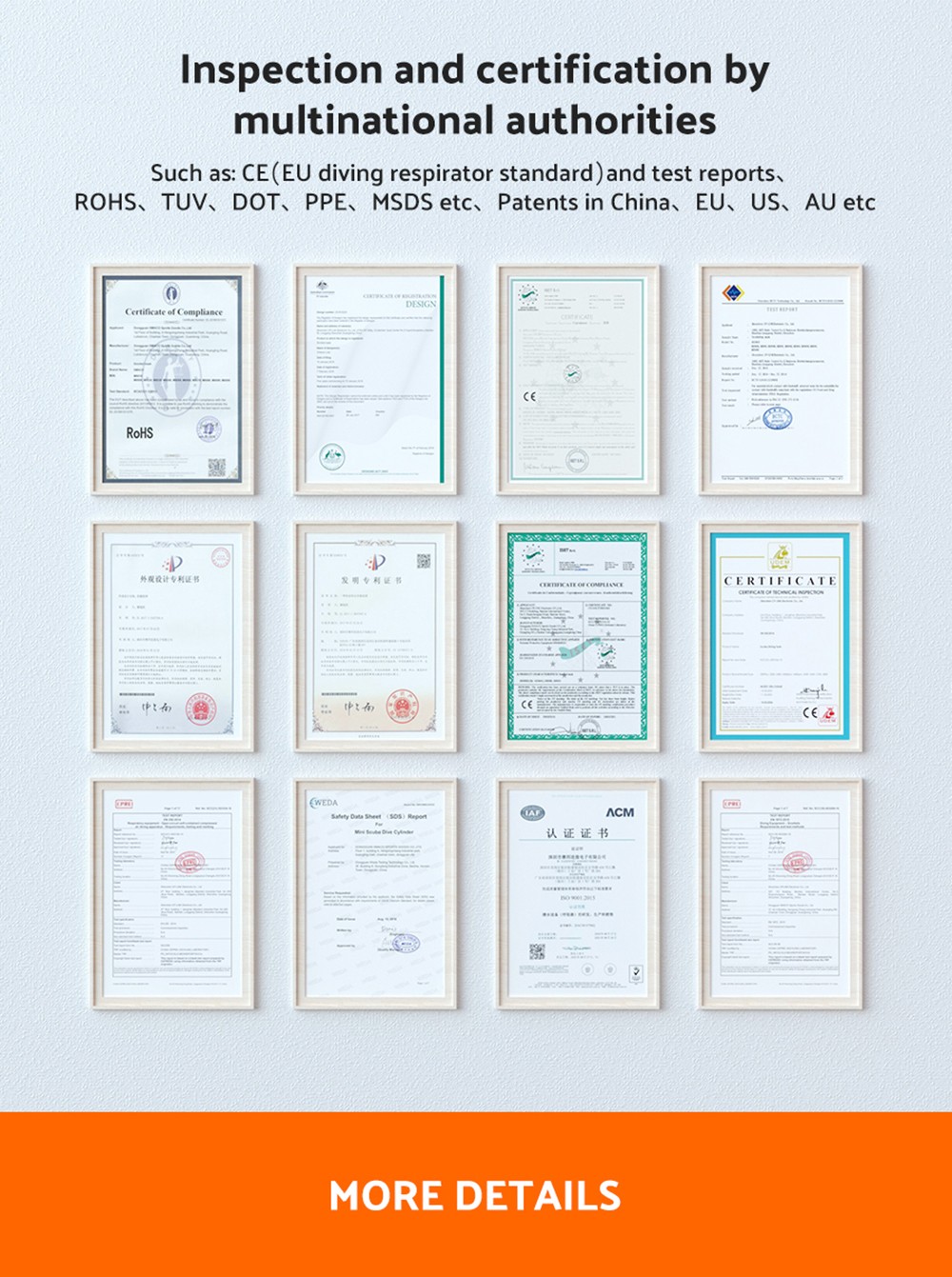 SMACO S300 Plus 0.5L Mini Scuba Tank - Green