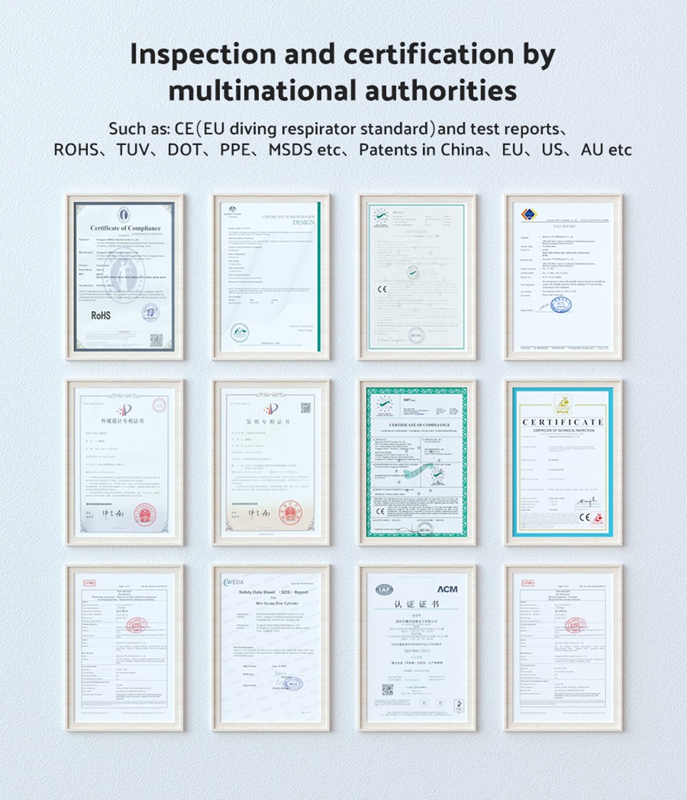 SMACO S400 Pro 1L Scuba Tank - Green