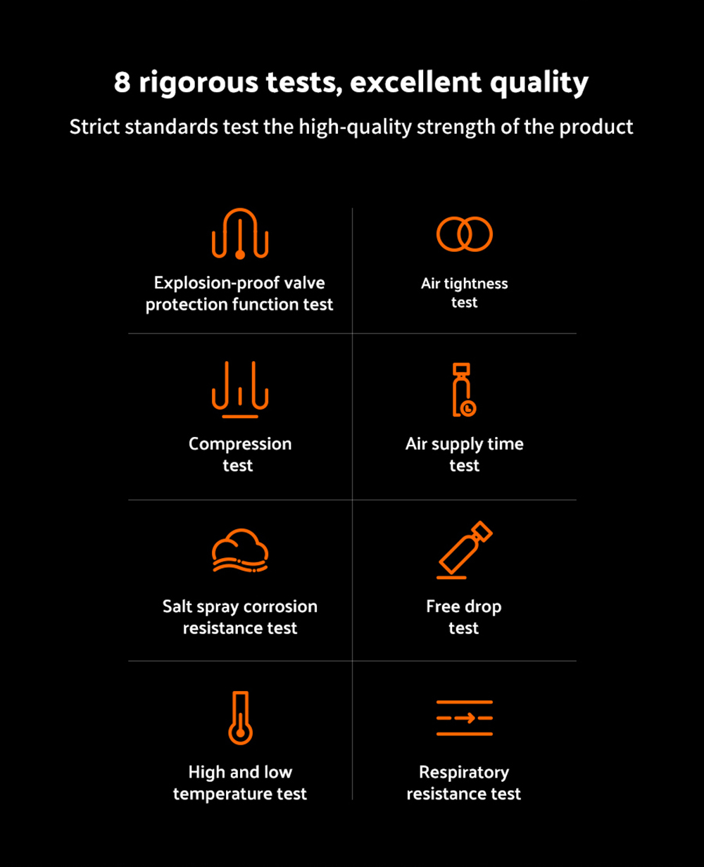 SMACO S400 Pro 1L Scuba Tank - Green