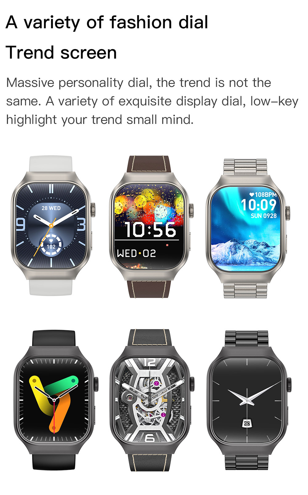 T15 Plus Smartwatch, 2.01-inch Curved Full Touch Screen, Bluetooth Calling, Health Monitoring, Al Voice Assistant, 100+ Sport Modes - Black Frame, Silicone Strap