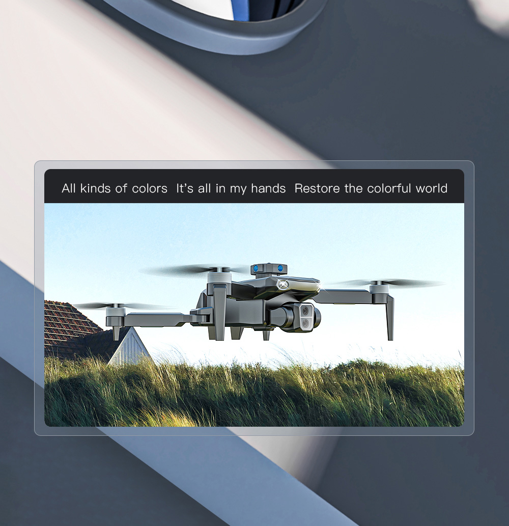 ZLL SG101MAX RC Drone, 4k Dual HD Camera, Intelligent Obstacle Avoidance, Optical Flow Positioning - 3 Batteries