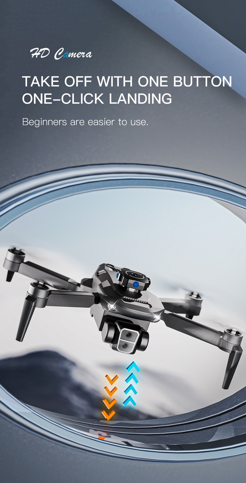 ZLL SG101MAX RC Drone, 4k Dual HD Camera, Intelligent Obstacle Avoidance, Optical Flow Positioning - 3 Batteries
