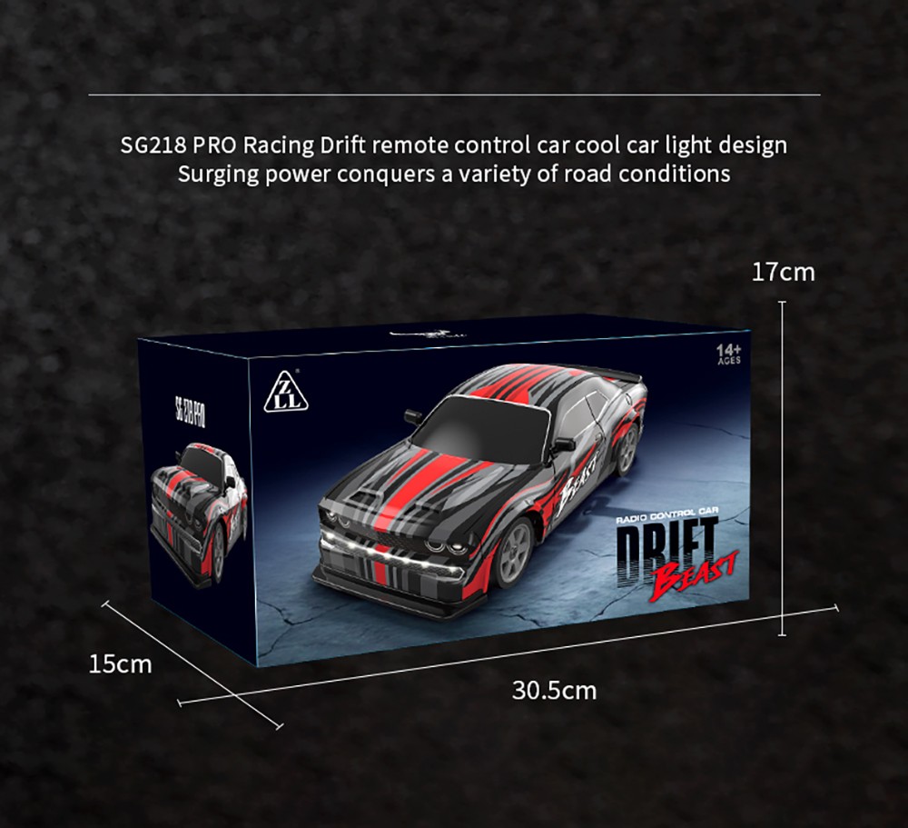 Auto RC Drift ZLL SG218 PRO 1:16 4WD 2.4Ghz 7.4V - Modellino Hobby Grade