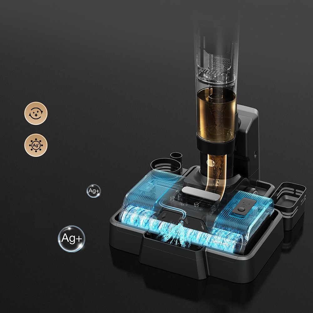 JIMMY PW11 All-in-one Cordless Vacuum & Washer, 400W Strong Power, Single Brush Roll, Hot Air Fast Dry, LED Screen, IPX8 Waterproof Brushless Motor, 180&deg; Lay Flat Design, For Hard Floors, Pet Hair