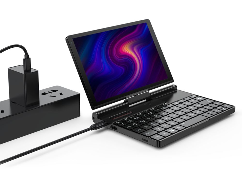 GPD Pocket 3 Handheld Laptop, Intel Core i7-1195G7 4 Cores Max 5.0GHz, 8'' 1920*1200 IPS Touchscreen, 16GB RAM 512GB SSD, 10000mAh Battery, WiFi6E Bluetooth5.3, 1*Thunderbolt 4 1*HDMI 2.0b 1*USB 3.2 Gen2 Type-A 2*USB 3.2 Gen1 Type-A 1*RJ45 - US Plug