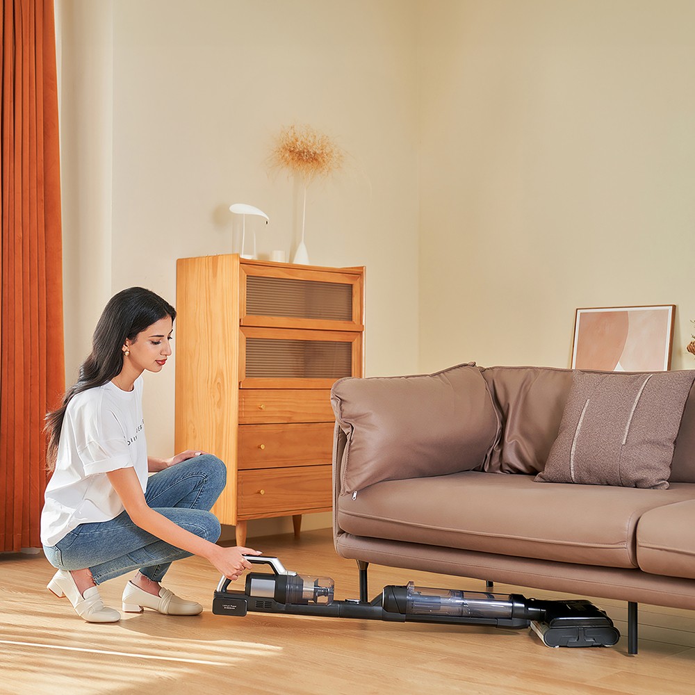 JIMMY PW11 All-in-one Cordless Vacuum & Washer, 400W Strong Power, Single Brush Roll, Hot Air Fast Dry, LED Screen, IPX8 Waterproof Brushless Motor, 180&deg; Lay Flat Design, For Hard Floors, Pet Hair