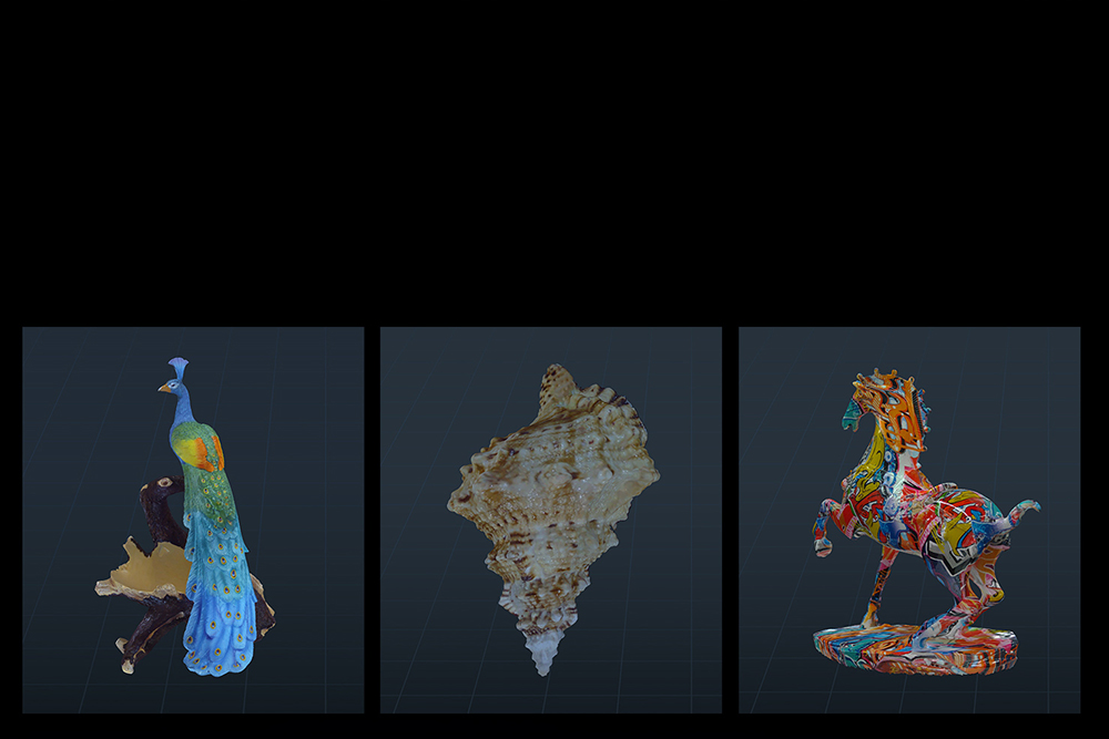 3D skener Creality Raptor, hybridný modrý laser NIR, rýchlosť skenovania 60 snímok za sekundu, objekty od 5 do 2000 mm, 24-bitové plnofarebné skenovanie, presnosť 0,02 mm, ochrana proti chveniu