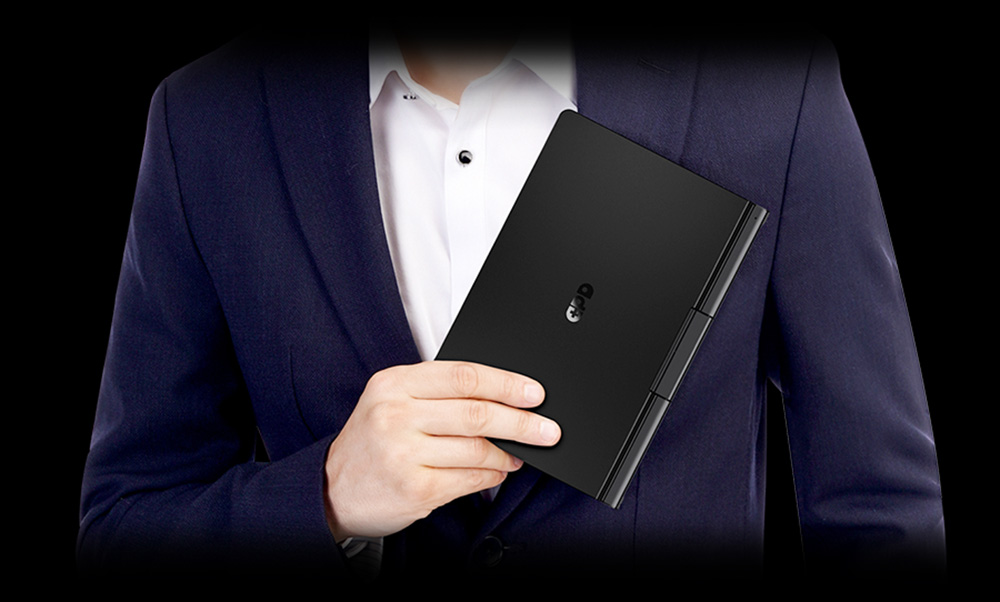 GPD Pocket 3 Handheld Laptop, Intel Core i7-1195G7 4 Cores Max 5.0GHz, 8'' 1920*1200 IPS Touchscreen, 16GB RAM 512GB SSD, 10000mAh Battery, WiFi6E Bluetooth5.3, 1*Thunderbolt 4 1*HDMI 2.0b 1*USB 3.2 Gen2 Type-A 2*USB 3.2 Gen1 Type-A 1*RJ45 - US Plug