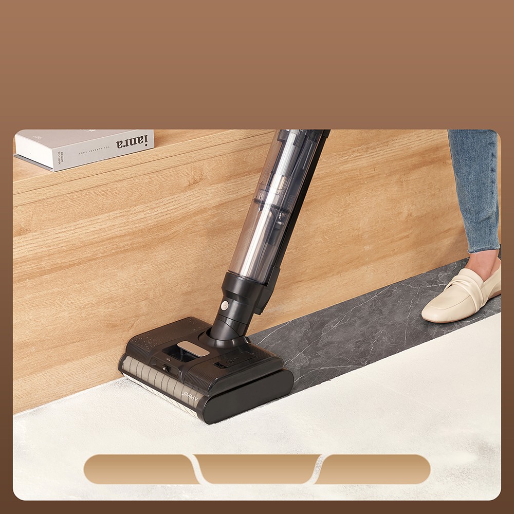 JIMMY PW11 All-in-one Cordless Vacuum & Washer, 400W Strong Power, Single Brush Roll, Hot Air Fast Dry, LED Screen, IPX8 Waterproof Brushless Motor, 180&deg; Lay Flat Design, For Hard Floors, Pet Hair