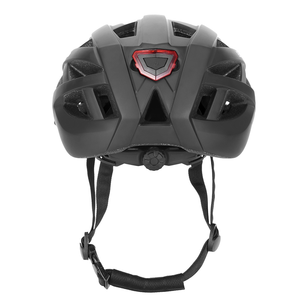Bike Cycling Helmet with LED Light - Black