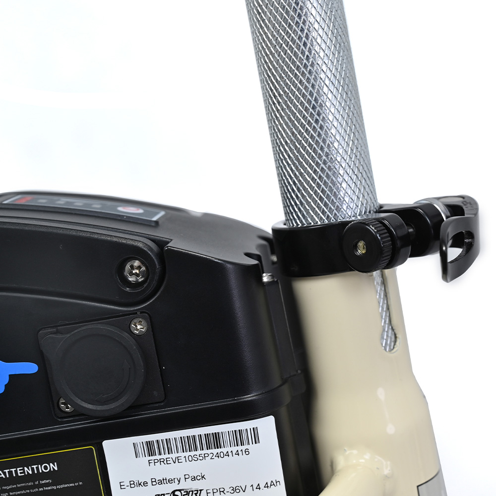 ONESPORT OT18 City Electric Bike, 26*2.35 inch wide Tires, 250W Motor 25km/h, 36V 14.4Ah Big Battery up to 100km Max Range,  Shimano 7-speed, Front Shock-absorbing fork, 25 Degree Climbing Bluetooth APP - White