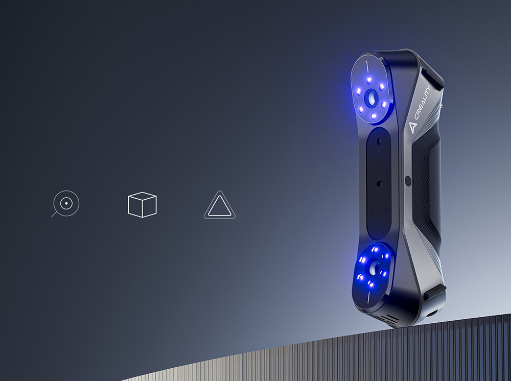Certified Refurbished Creality Raptor 3D Scanner – Blue Light & NIR + Scan Bridge