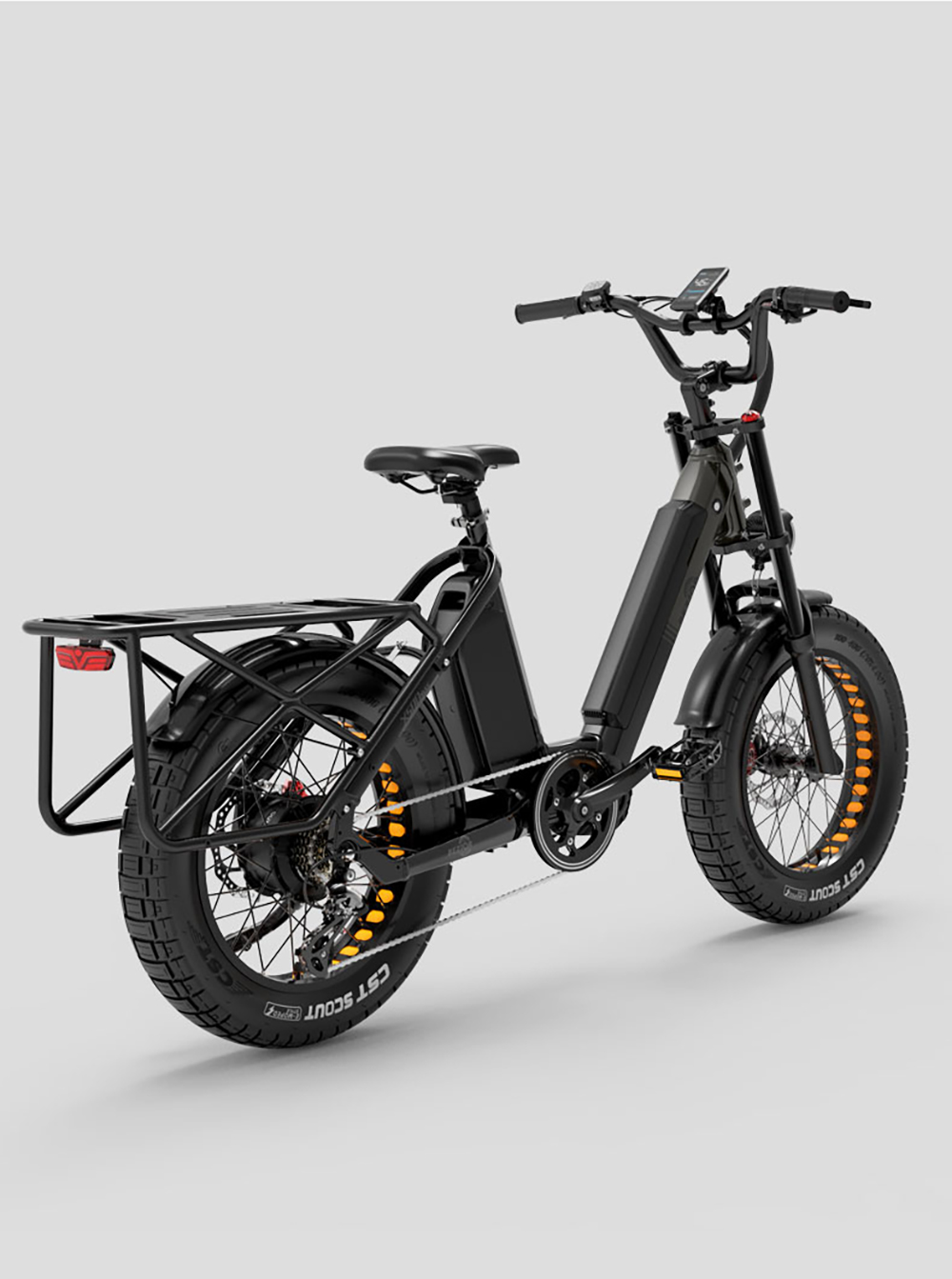 Elektrický horský bicykel Bezior X500 MAX, 750W motor Bafang, 48V 37,5Ah odnímateľná batéria, 20*4,0-palcové pneumatiky Fat Tire, max. rýchlosť 48 km/h, dojazd 220 km, predná odpružená vidlica, hydraulické kotúčové brzdy, Shimano 7 rýchlostí,