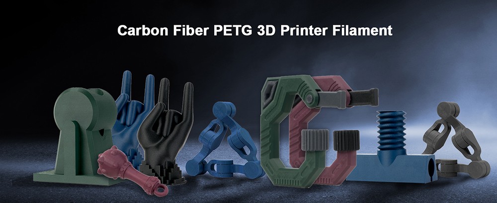 ERYONE Carbon Fiber PETG Filament 1kg Black