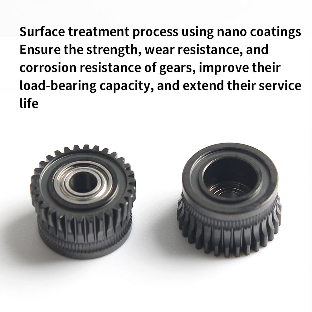 FYSETC Hardened Steel Nano-coated Extruder Gears Kit for Creality K1/K1C/K1 Max 3D Printers