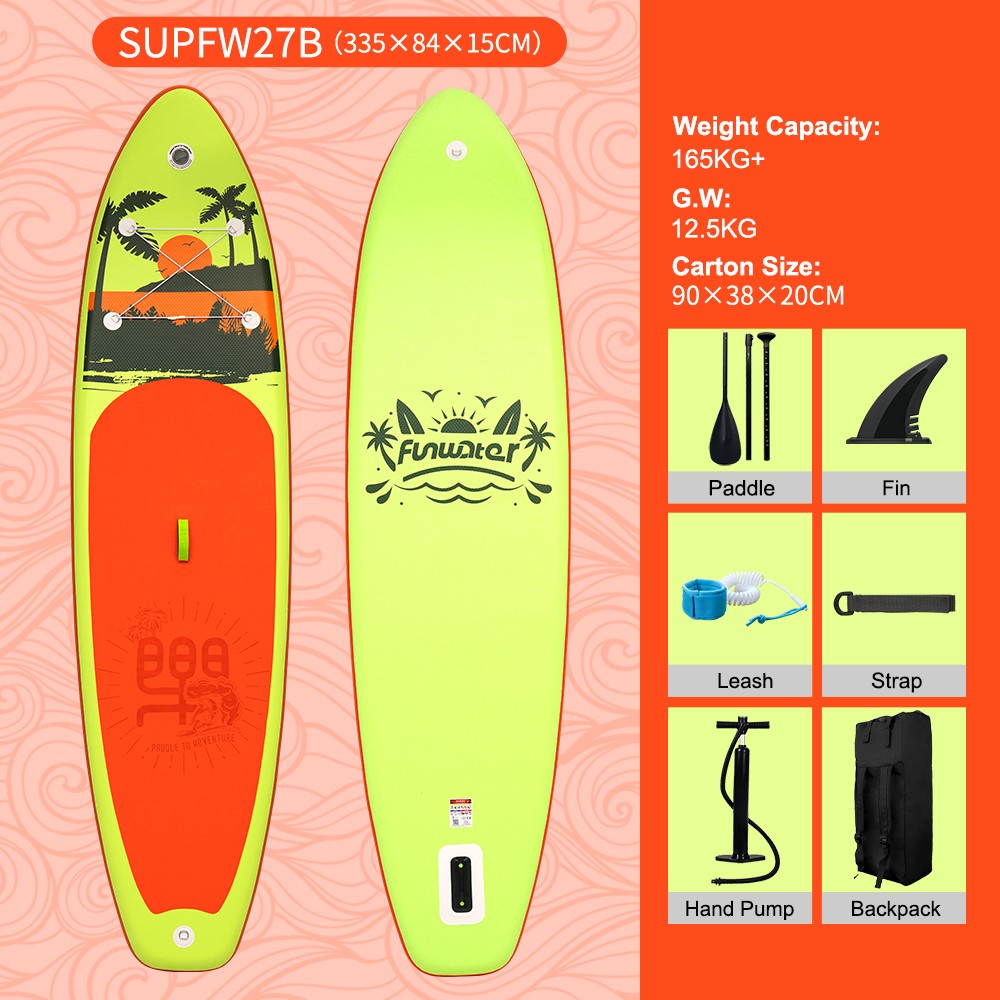 FunWater SUPFW27B Stand Up Paddle Board 335*84*15cm