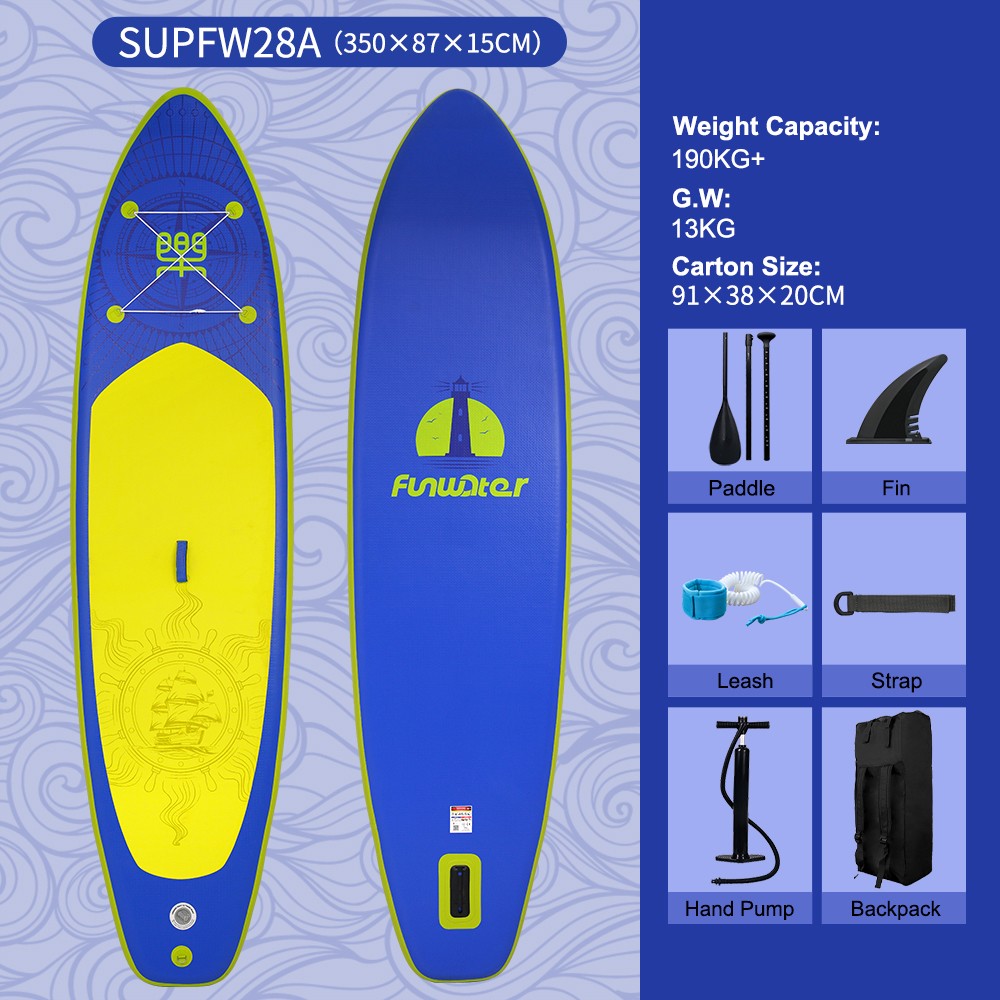 FunWater SUPFW28A Stand Up Paddle Board 350*87*15cm