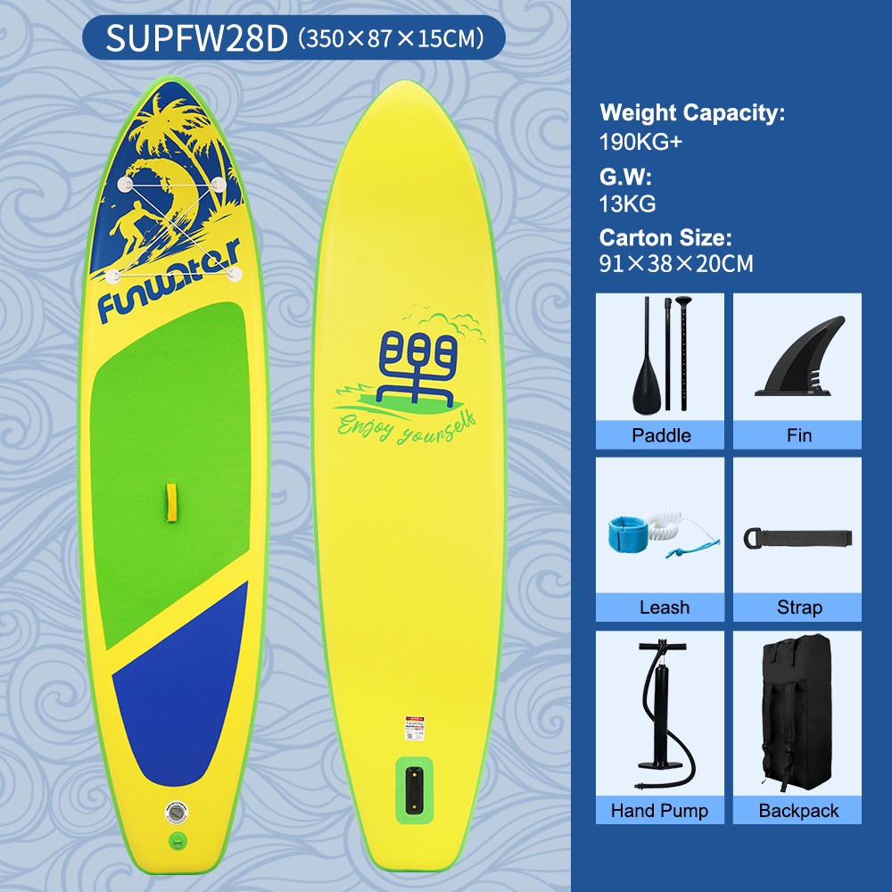 FunWater SUPFW28D Stand Up Paddle Board 350*87*15cm