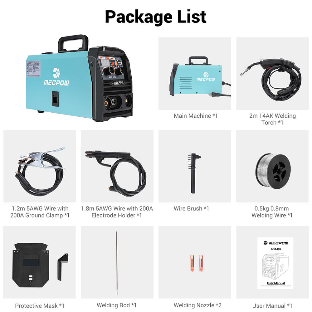 Mecpow MIG-120 Dual-voltage Welding Machine