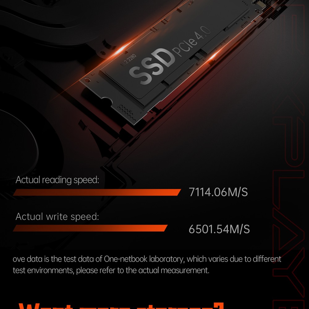 One Netbook OneXPlayer X1 Handheld Gaming PC, AMD Ryzen 7 8840U 8 Cores Max 5.1GHz, 10.95' 2560*1600 120Hz LTPS Screen, 32GB LPDDR5x 7500MHz RAM 1TB SSD, 65.02Wh Battery, Bluetooth5.2, 1* TF Card 4.0 1* Oculink 2* USB-C 4.0 1* USB 3.2 1* 3.5mm Audio