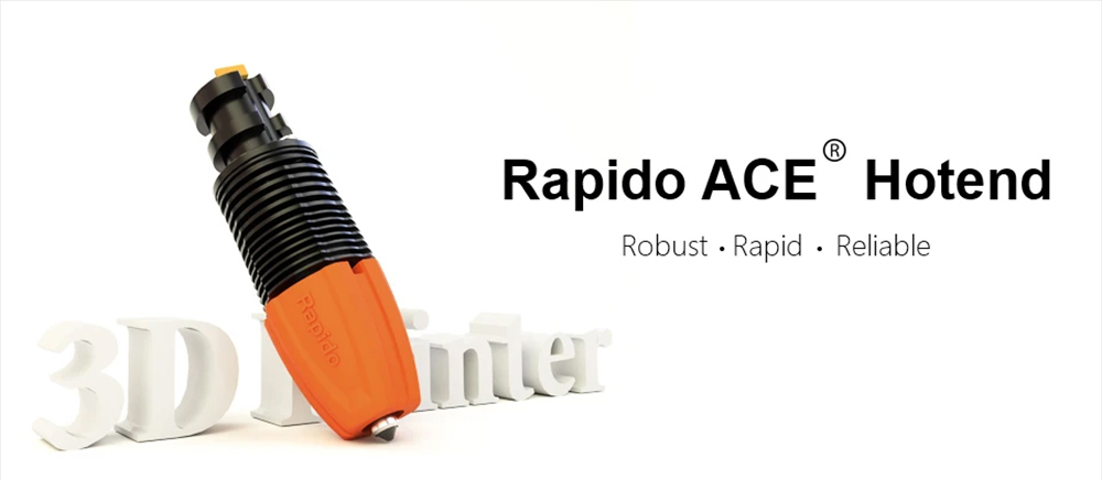 Trianglelab Rapido ACE HF Hotend - 104NT-4 Thermistor, Compatible with Dragon/Rapido, V6 Adapter